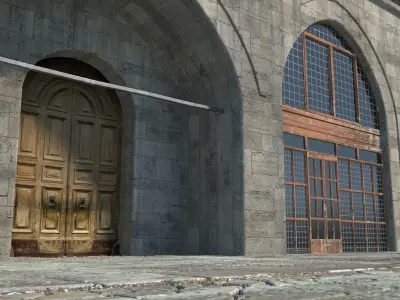 Old Covered Bazaar 3D model