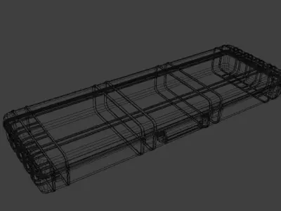 Weapon Case Model 3D Low-poly 3D model