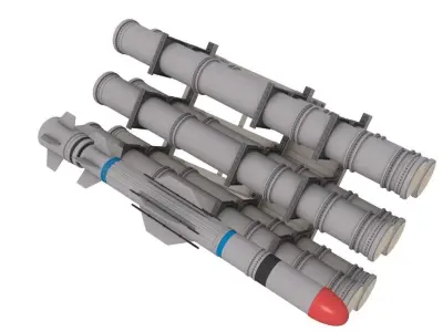 Mk-141 Missile Launching System 3D model