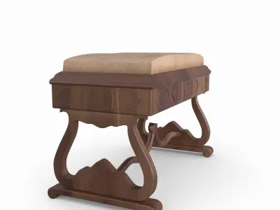 Piano Chair Free 3D model