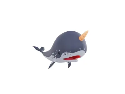 Character283 Narwhal 3D model