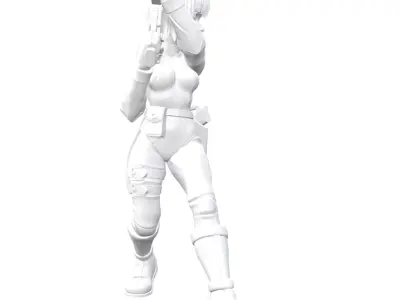 Regina - Dino Crisis - 32mm Miniature 3D print model