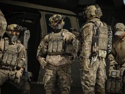 CRYE PRECISION COMBAT UNIFORM G3 Low-poly 3D model