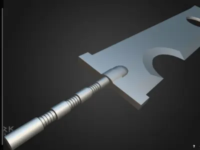 Kubikiribocho Naruto Low-poly 3D model