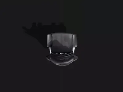 Ergonomic office chair Free low-poly 3D model