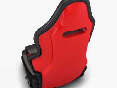 Car Racing Seat v 2 3D model