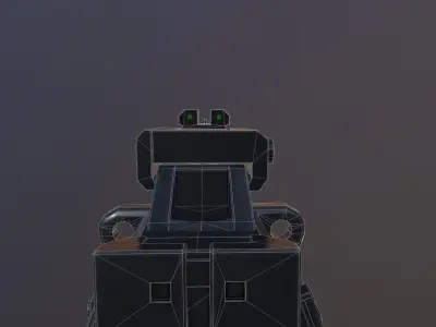 ASSAULT RIFLE HK MP7 WEAPON 3D MODEL Low-poly 3D model