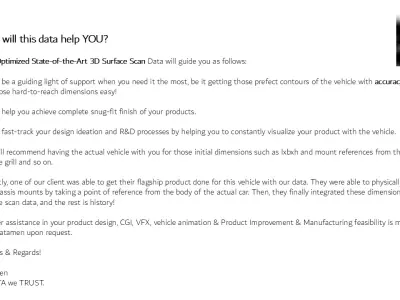 2024 2025 TOYOTA Sequoia TRD Pro 3D Scan Surface Data 3D model