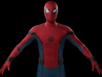 Spider-man Homecoming Stark Tech Suit 3D model Free 3D model