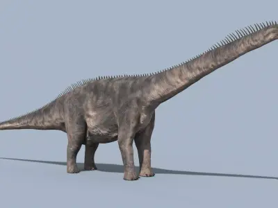 Argentinosaur Forever - 8K 3D model