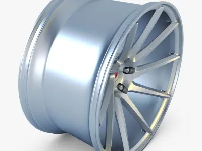 Vossen VPS-310T 19 wheel silver 3D model