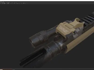 Tactical Rifle 3D model
