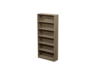 Bookshelf bookcase Free low-poly 3D model purchase
