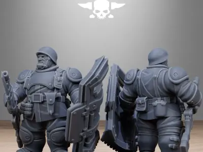 FreeGuard Armored Mutants 3D print model