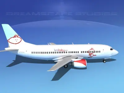 Boeing 737-300 BMI Baby 3D model