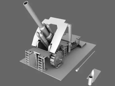 Big Bertha Free 3D model