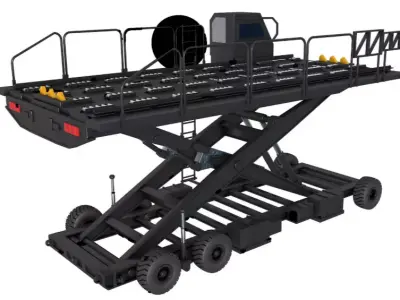 Defense Aircraft Loader 3D model