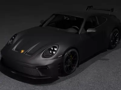 Porsche 911 GT3 Weissach 2025  3D model