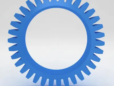 Gear 3d model 3D model