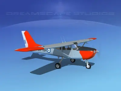 Cessna T-41 Mescalero Greece 3D model