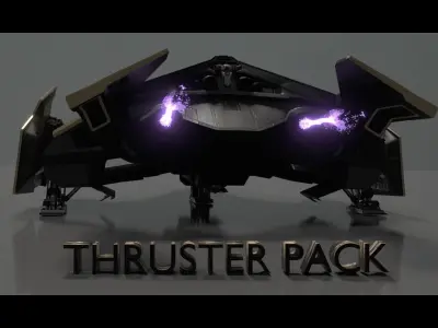 Thrusters Pack VDB 3D model