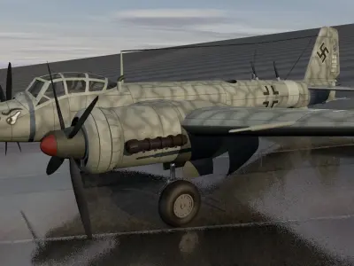 Junkers Ju-388 J-4 Nachtjager 3D model