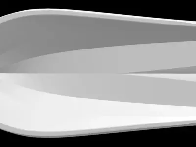  Sport fishing boat hull Free 3D print model