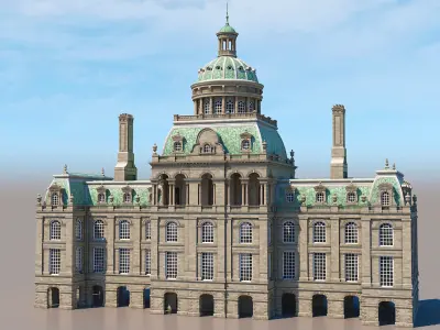 Grand palace 3D model