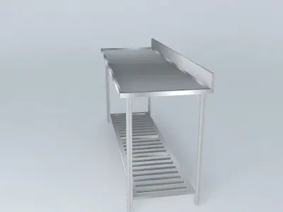 Kit209 Bancada Inox V2 por Alex Marques Free 3D model