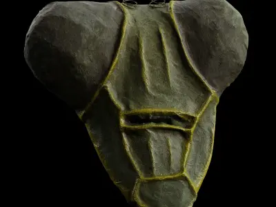 Praying Mantis Mask - 3D Scan Free 3D model