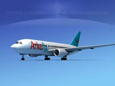 Boeing 767-100 Arkefly 3D model