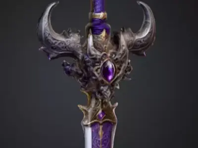 Eclipse Blade Low-poly 3D model