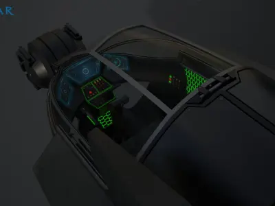 AT-99 Scorpion Gunship 3D model