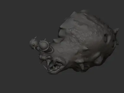 fisch monster creature aqua 3D model