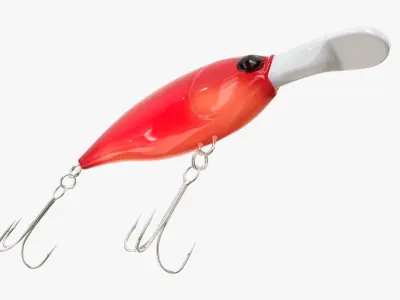 Crank type fishing lure 3D model
