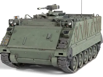 10 Military Vehicles Collection v5 Low-poly 3D model