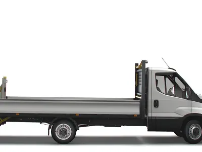 Iveco Daily Dropside Tail Lift 2018 3D model