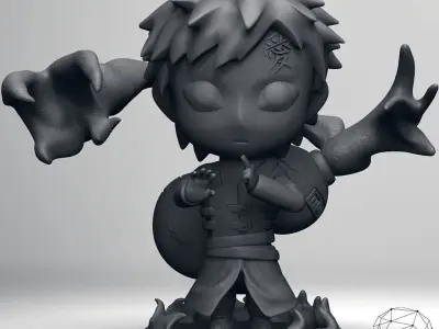 Gaara Figure 3D print model