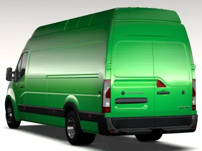 Vauxhall Movano L4H3 Van 2016 3D model