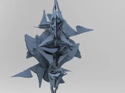 Pyramid dice station array 2 3D 3D model
