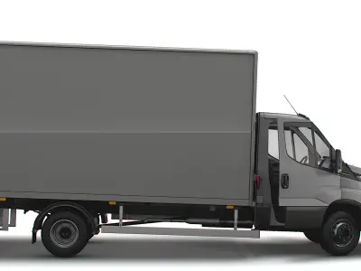 Iveco Dayli Box HQ Interior 2023 3D model