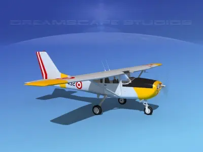 Cessna T-41 Mescalero Peruvian AF 3D model