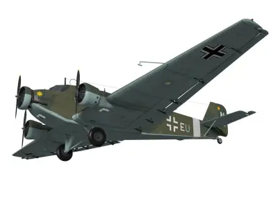 Junkers Ju52 3D model
