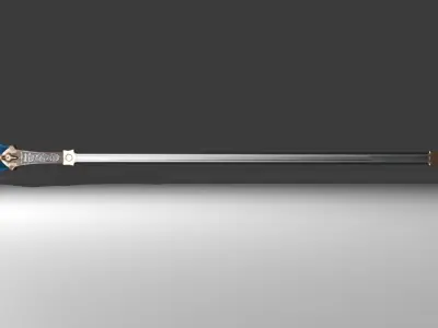 spear 3D model 3D model