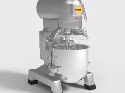 COMMERCIAL FOOD MIXER Low-poly 3D model