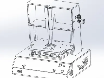 Testing machine 3D model