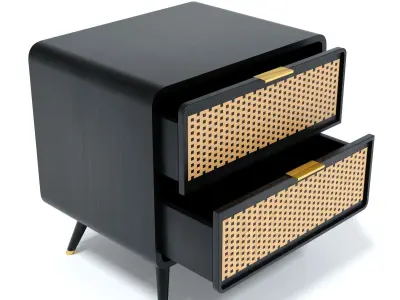 TOV Furniture Nightstand Low-poly 3D model