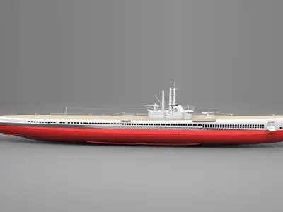 USS Tang -SS 306 3D model