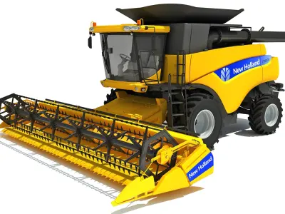 New Holland Combine 3D model