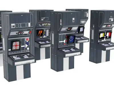 Echo Base Computer Console 1-18 scale Hasbro Kenner 3D print model